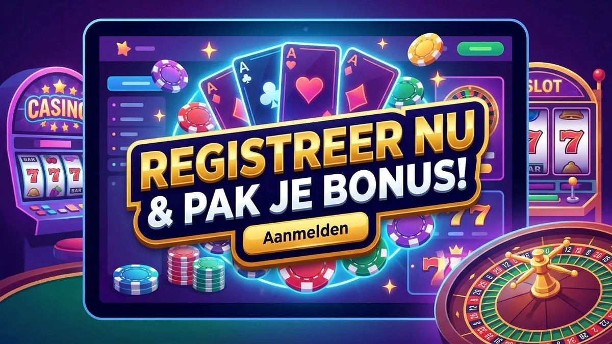 Registreren met bonus